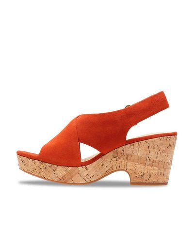 clarks maritsa lara orange