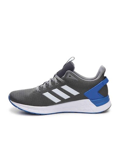 adidas Questar Ride Running Shoe in Grey/Blue (Blue) for Men - Lyst