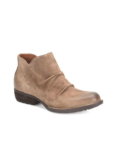 born taupe booties