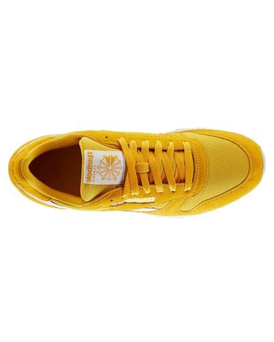mustard color reeboks