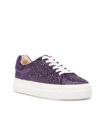 Betsey Johnson Rubber Sidny Platform Sneaker in Purple - Lyst