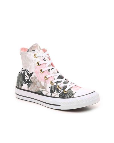 floral converse high tops