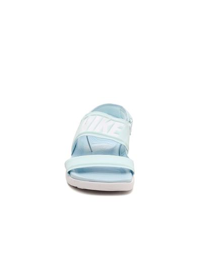 nike tanjun sandals blue