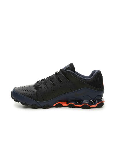nike reax blue and black