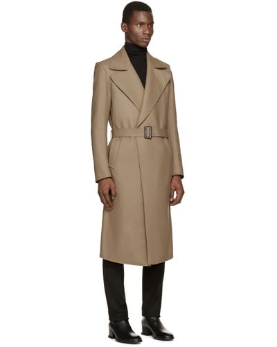 camel wool maxi coat