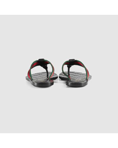 gg thong web sandals