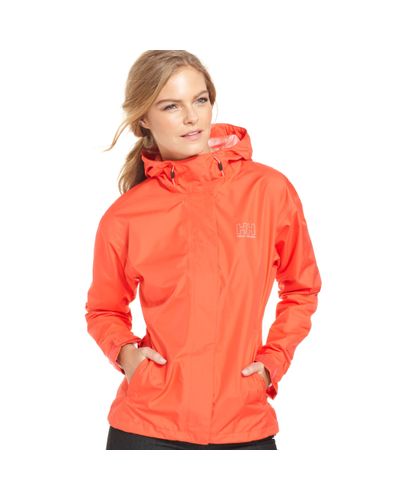 helly hansen orange rain gear