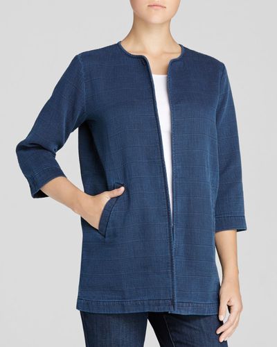eileen fisher textured jacket