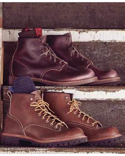 Brooks Brothers Red Wing For 2936 Lineman Boots in Brown for Men - Lyst
