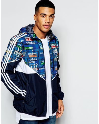 adidas light blue jacket mens