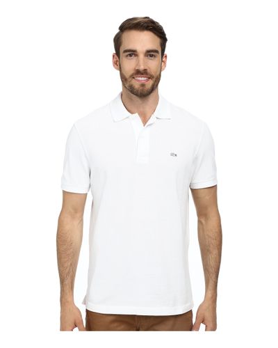 lacoste vintage washed polo