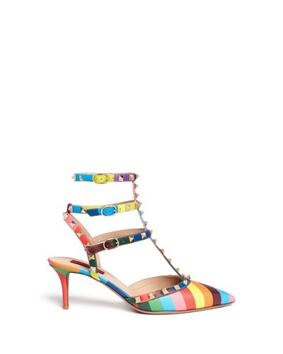 valentino rockstud multicolor
