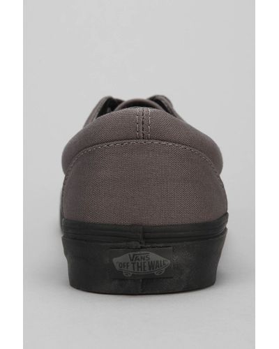 black and grey era vans