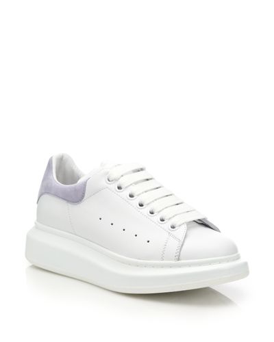 alexander mcqueen white platform sneakers
