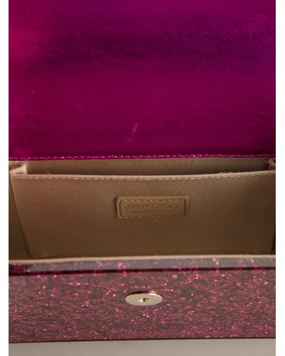 Jimmy Choo Candy Clutch in Pink & Purple (Pink) | Lyst