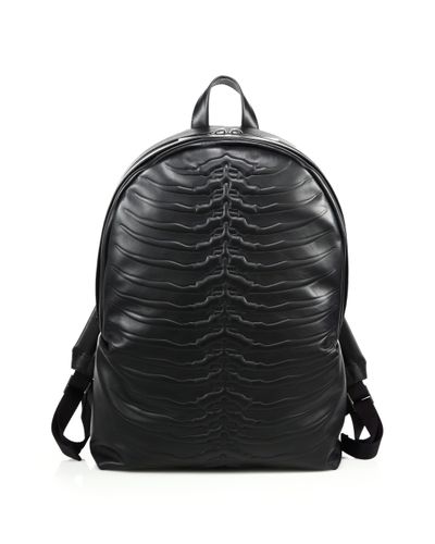 alexander mcqueen leather backpack