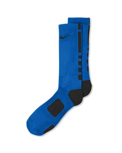 blue nike basketball socks