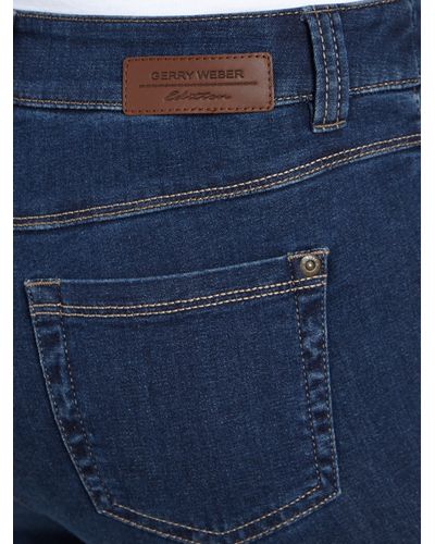 Gerry Weber Denim Roxy Perfect Fit Jeans in Dark Denim (Blue) - Lyst
