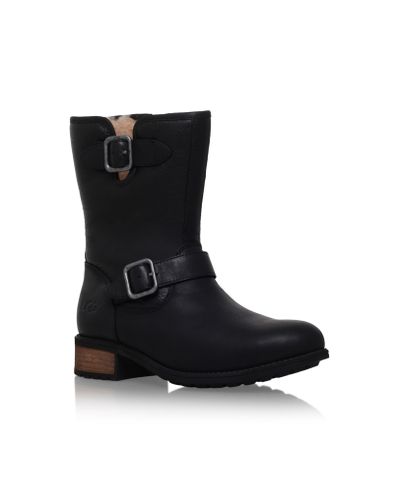 ugg chaney black leather