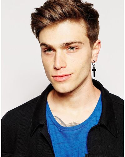 Guy cross earring online