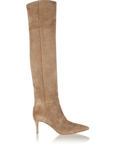 gianvito rossi over the knee suede boots
