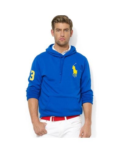 polo pullover hoodie men's