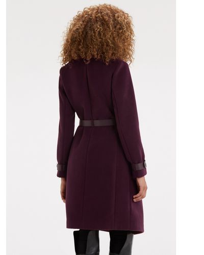 oasis purple coat