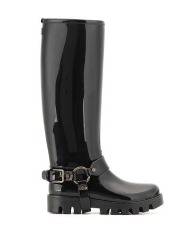 Dolce & Gabbana Knee-High Rain Boots - Black
