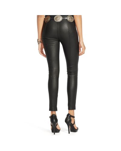 Ralph LaurenCropped leather trousers 