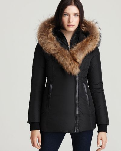 mackage black coat