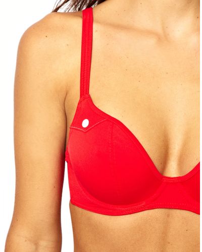Freya Fever Uw Plunge Bikini Top in Red - Lyst