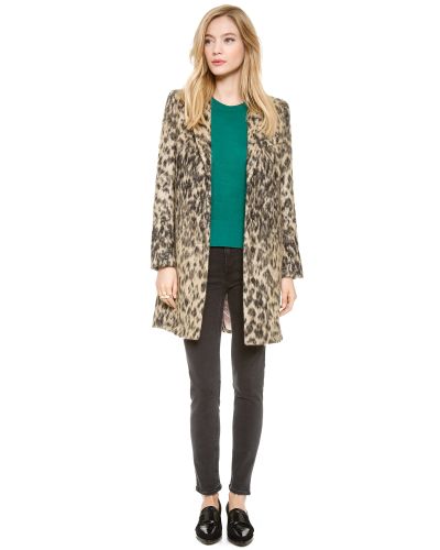 smythe leopard coat