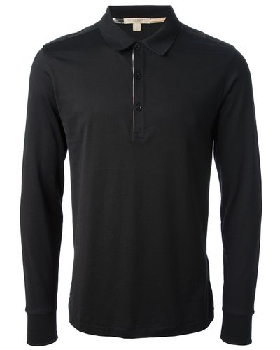 burberry longsleeve polo