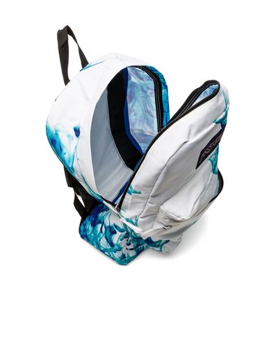 jansport multi blue drip dye
