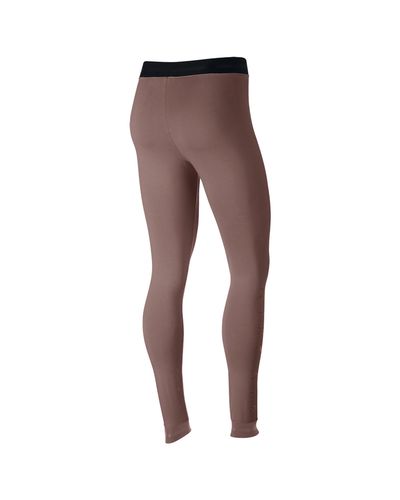 nike rose gold metallic air leggings