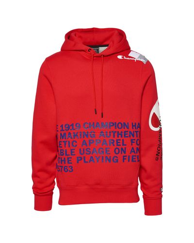 Champion super fleece behind the label sale