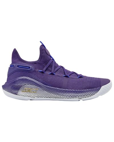 Purple under armour basketball shoes Clearance