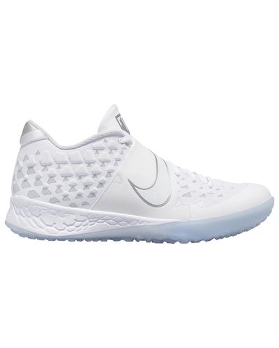 Nike Synthetic Force Zoom Trout 6 Turf Turf Shoes in White for Men - Lyst