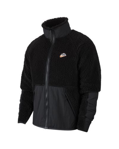 sherpa nike jacket