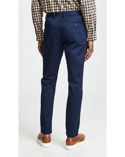 J.Crew Cotton 484 Stretch Chinos in Navy (Blue) for Men - Lyst