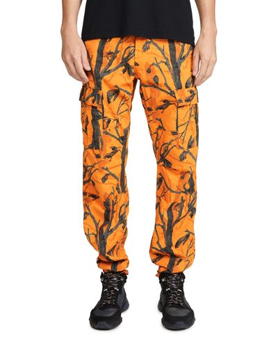 Carhartt WIP Cotton Aviation Cargo Pants in Orange for Men - Lyst