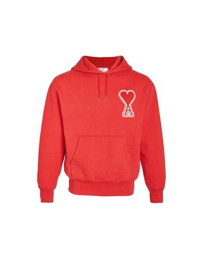 ami big heart sweatshirt