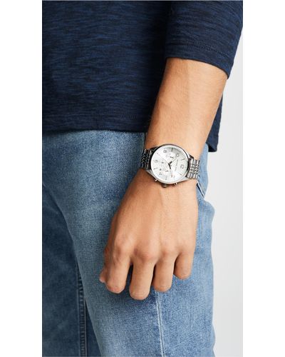 Michael Kors Merrick Watch, 42mm in Silver (Metallic) for Men - Lyst