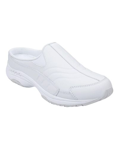 Easy Spirit Tourguide Clogs in White Leather (White) - Lyst