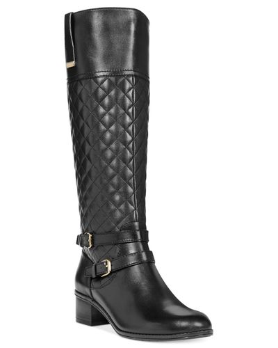 macy black boots