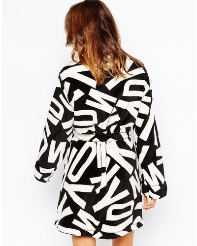 Dressing gown dkny clearance