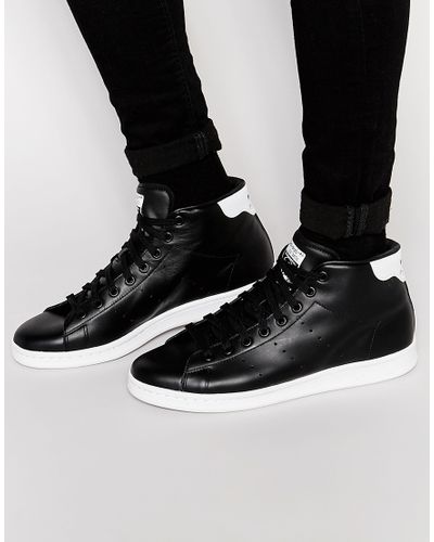adidas stan smith mid trainers