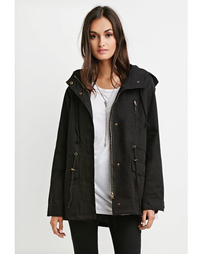 ladies black utility jacket