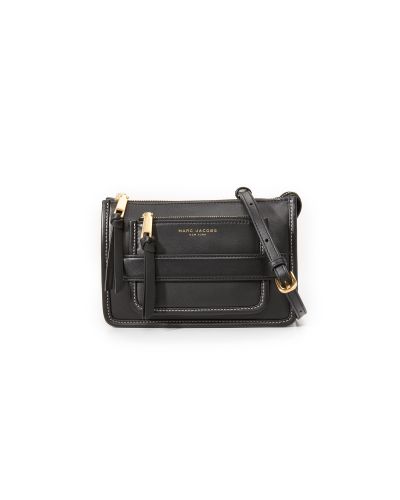 Marc Jacobs Leather Madison Cross Body Bag in Black - Lyst