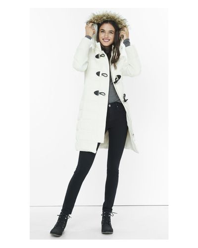 express long puffer coat